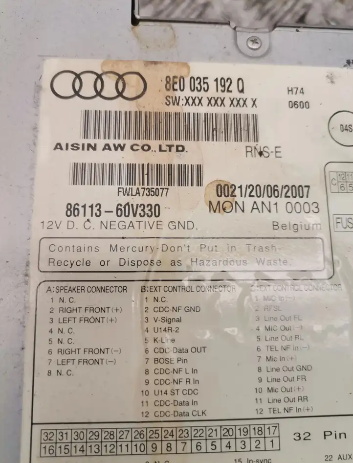 Audi A4 S4 B7 8E 8H (2004 - 2009) Магнитола / мультимедийная система — фото 3
