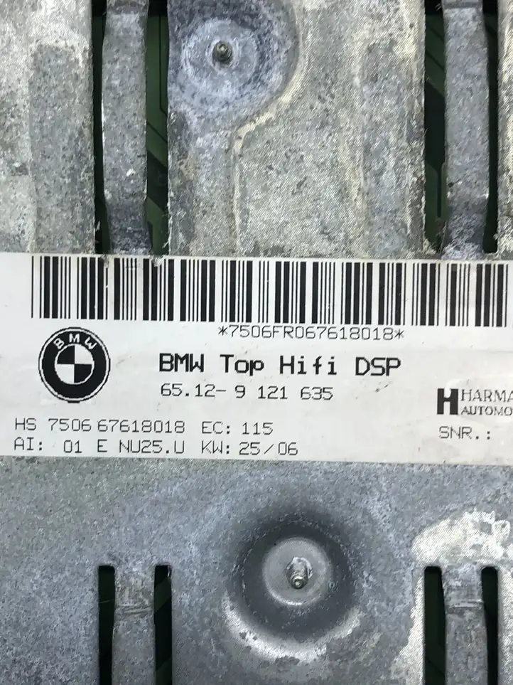 BMW 3 E90 E91 (2005 - 2012) 65129121635 Усилитель звука — фото 5