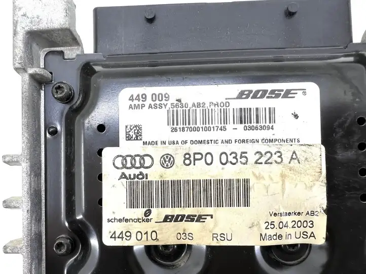 Audi A3/S3 8P (2004 - 2008) 8P0035223A Усилитель звука — фото 7