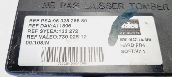Citroen Xsara Picasso (1999 - 2012) 9635158480 Комплект системы зажигания — фото 33