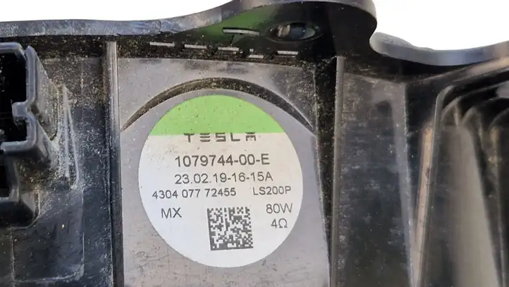 Tesla Model 3 (2017 - 2023) 107974400 Динамики передних дверей — фото 4