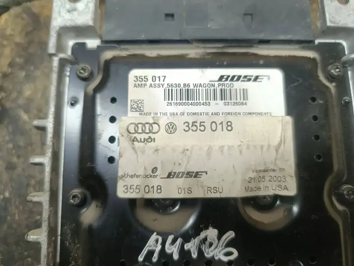 Audi A4 S4 B6 8E 8H (2000 - 2006) 355017 Усилитель звука — фото 3