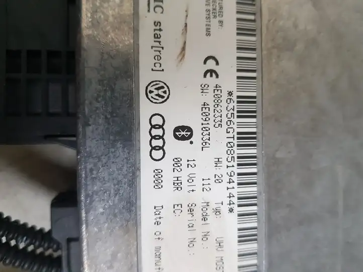 Audi A4 S4 B8 8K (2007 - 2011) 4E0862335 Bluetooth модуль — фото 2
