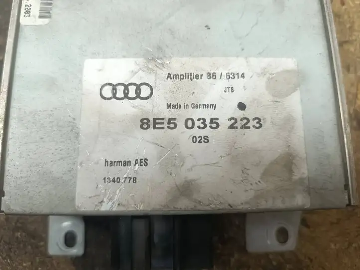 Audi A4 S4 B6 8E 8H (2000 - 2006) 8E5035223 Усилитель звука — фото 4