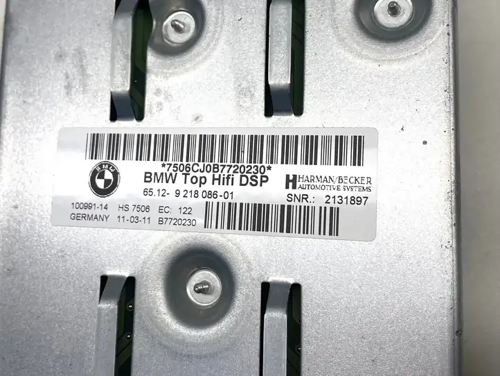 BMW 3 E90 E91 (2005 - 2012) 9218086 Усилитель звука — фото 5