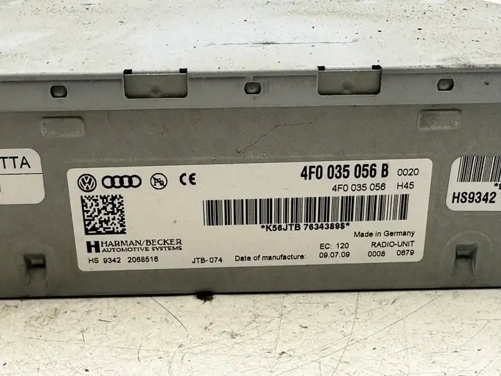 Audi A4 S4 B8 8K (2007 - 2011) 4F0035056B Магнитола / мультимедийная система — фото 3