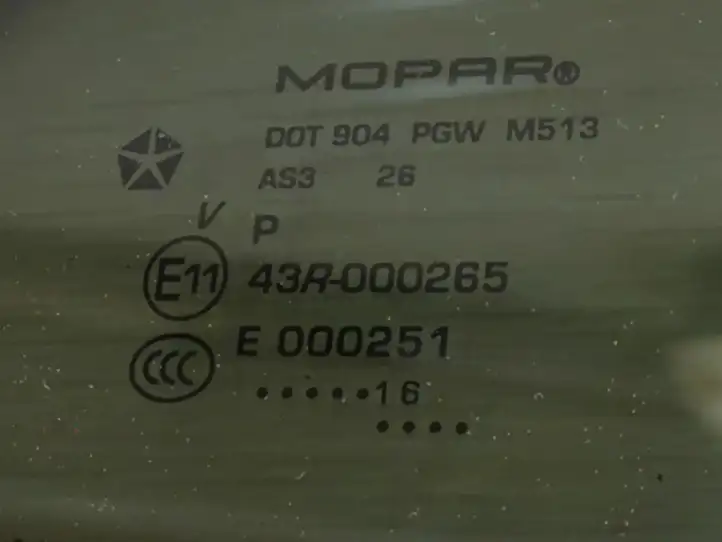Jeep Grand Cherokee (2010 - 2021) 68295540AA Заднее боковое стекло — фото 3