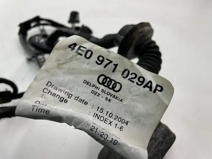 Audi A8 S8 D3 4E (2005 - 2007) 4E0971029AP Проводка передней двери — фото 4