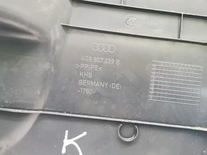 Audi A7 S7 4G (2010 - 2014) 4G8867239B Нижняя обшивка стойки B — фото 7
