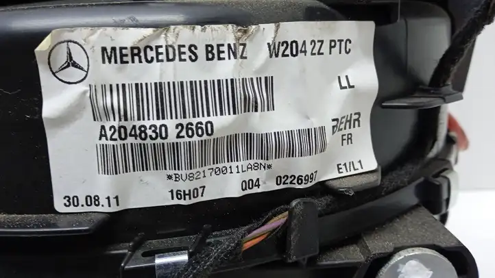 Mercedes-Benz C W204 (2007 - 2014) A2048302660 Комплект системы вентиляции салона — фото 2