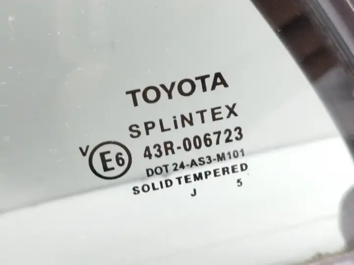 Toyota Avensis T250 (2003 - 2006) 43R006723 Форточка двери — фото 2