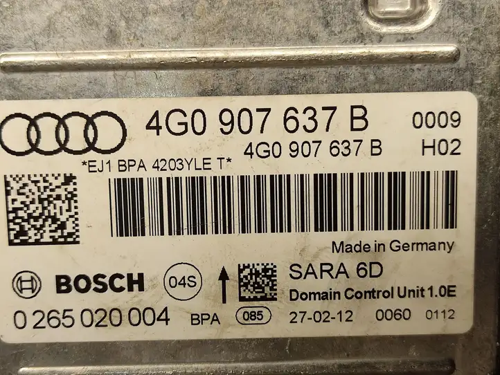 Audi A6 C7 (2011 - 2014) 4G0907637B Блок управления SRS — фото 4