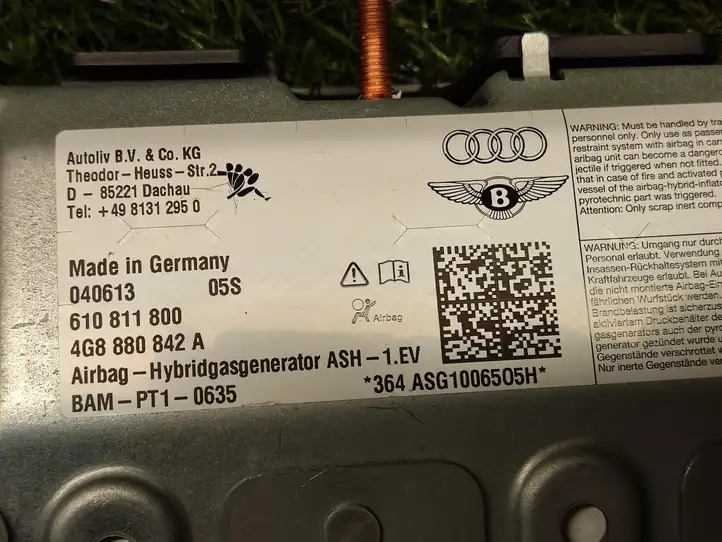 Audi A6 C7 (2011 - 2014) 4G8880842A Коленная подушка безопасности — фото 3