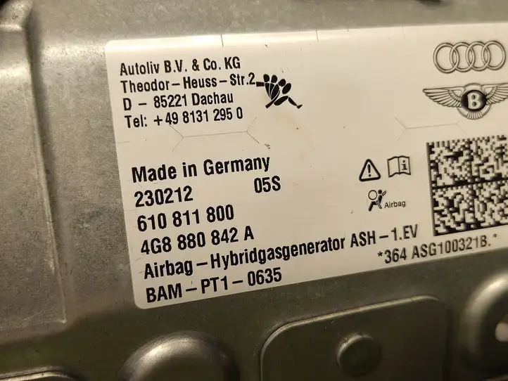 Audi A6 C7 (2011 - 2014) 4G8880842A Коленная подушка безопасности — фото 3