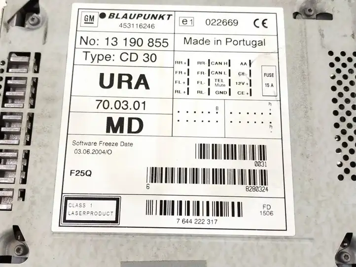 Opel Meriva A (2002 - 2006) Магнитола / мультимедийная система — фото 7