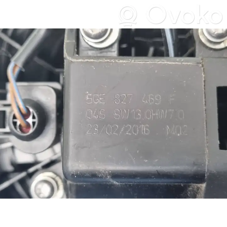 Volkswagen Golf VII (2013 - 2019) 5GE827469F Ручка багажника с камерой — фото 6