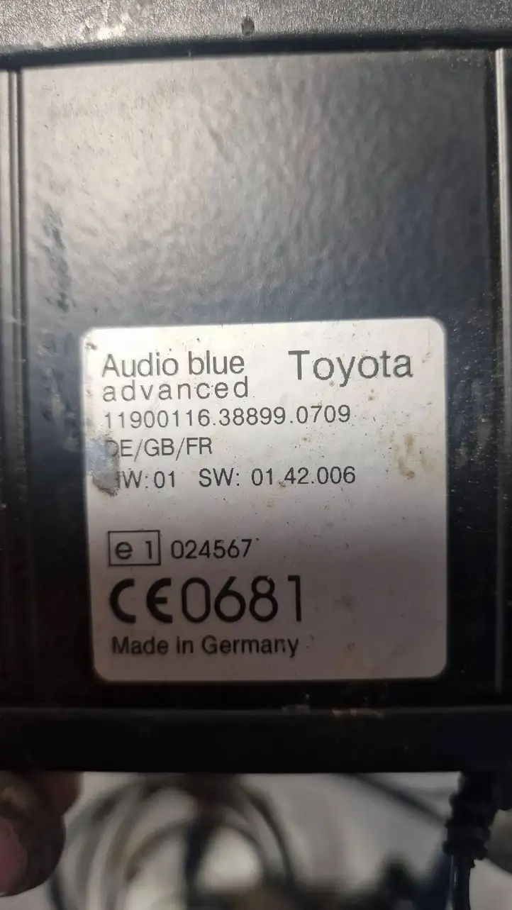 Toyota Corolla Verso E121 (2004 - 2007) 11900116388990709 Комплект громкой связи (Hands Free) — фото 5