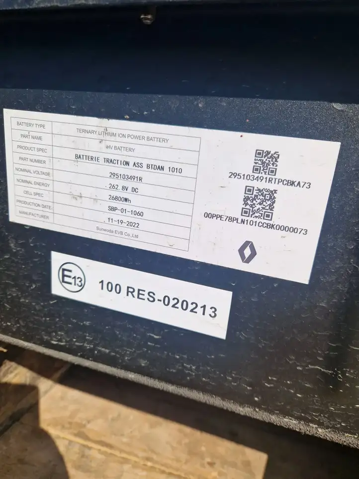 Dacia Spring (2021 - ) 295103491R Модуль аккумуляторной батареи гибридного автомобиля / электромобиля — фото 2