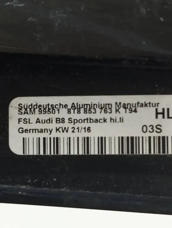 Audi A5 8T 8F (2011 - 2016) 8T8853763K Уплотнитель стекла задней двери — фото 2