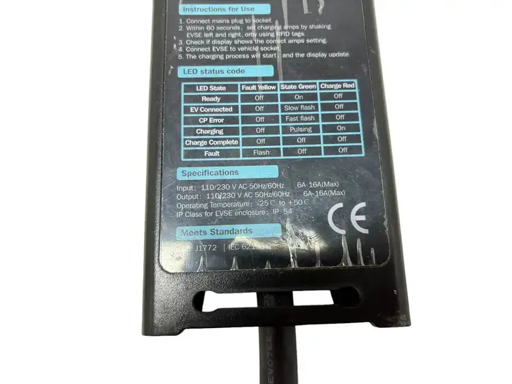 Nissan Leaf I (ZE0) (2010 - 2017) 1707055 Кабель для зарядки электромобилей — фото 11