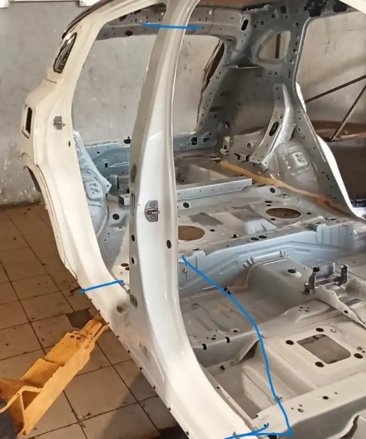 Renault Austral (2023 - ) 765004174R Средняя стойка кузова (B) — фото 2