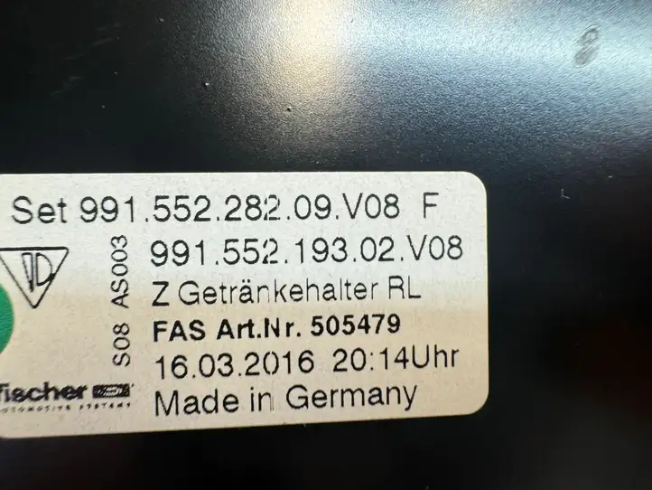 Porsche 911 991 (2011 - 2019) 99155228209 Передний подстаканник — фото 3