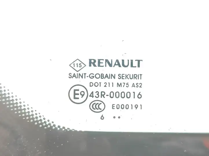 Renault Scenic III - Grand scenic III (2009 - 2016) 43R000016 Треугольное стекло кузова — фото 2