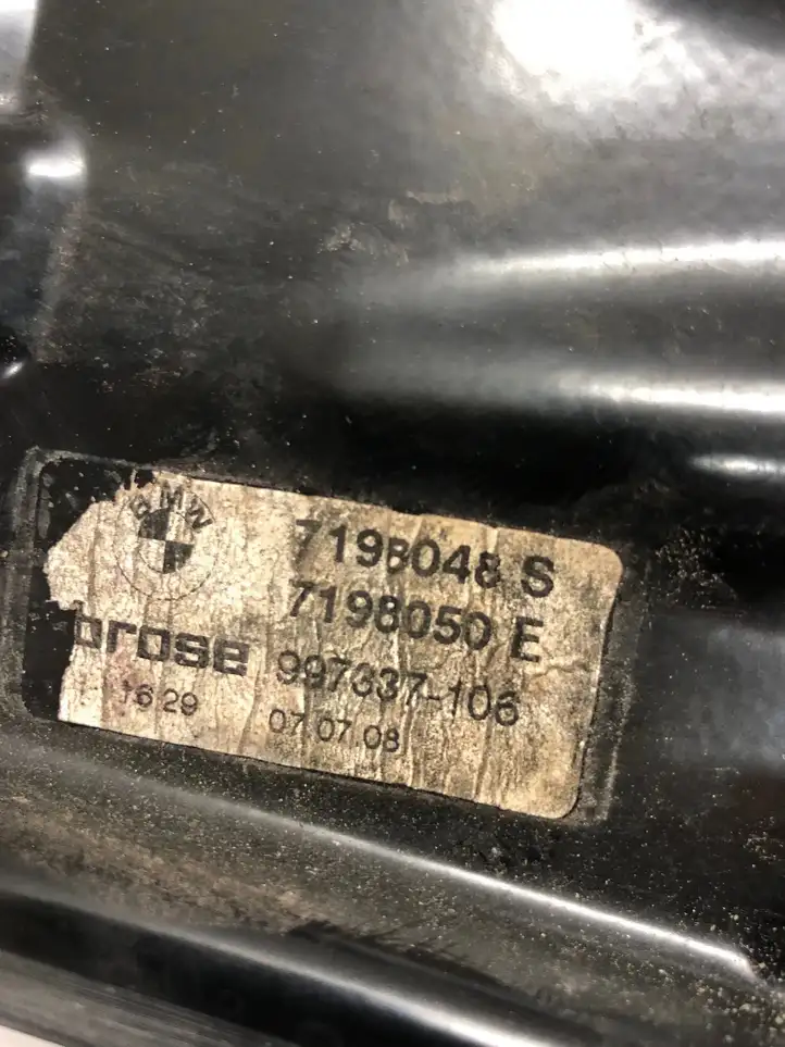 BMW 3 E92 E93 (2005 - 2014) 7198048S Стеклоподъемник передней двери (комплект) — фото 2