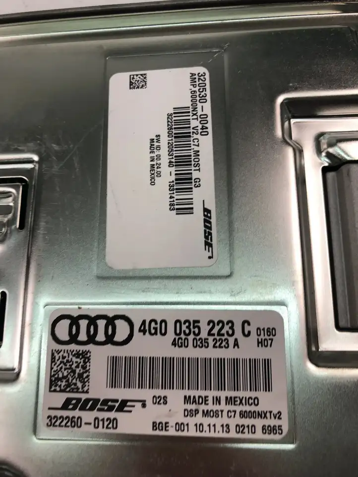 Audi A6 C7 (2014 - 2018) 4G0035223C Усилитель звука — фото 4