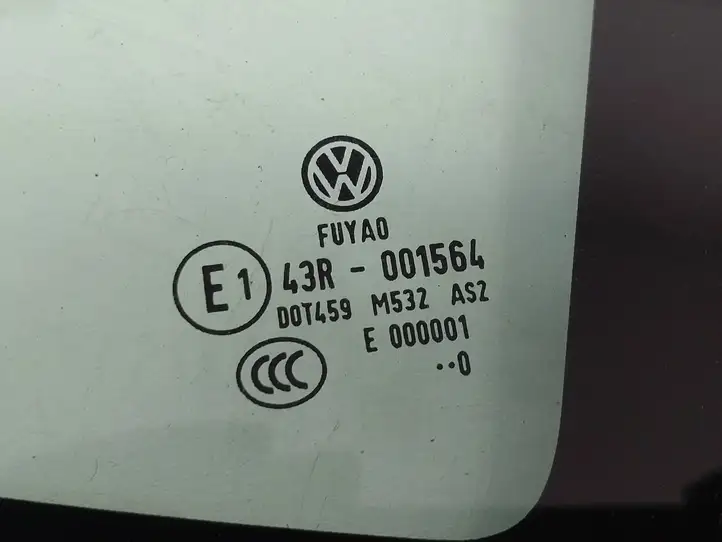 Volkswagen Cross Polo (2009 - 2018) 43R001564 Заднее боковое стекло — фото 6