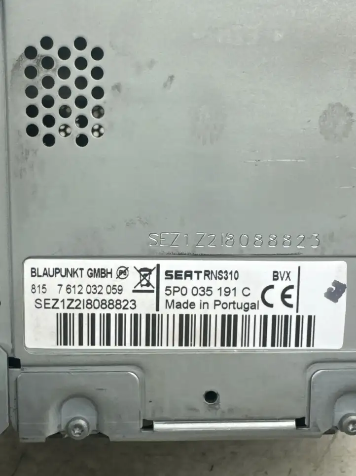 Seat Leon (1P) (2005 - 2012) 5P0035191C Магнитола / мультимедийная система — фото 7