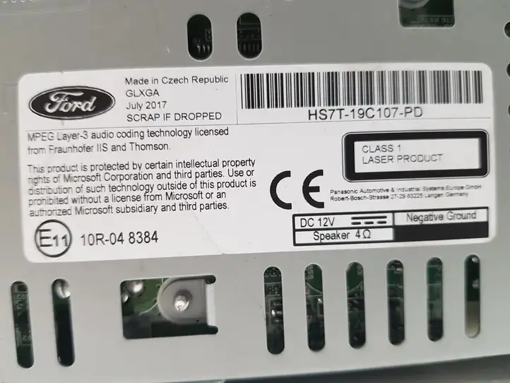 Ford Mondeo MK V (2014 - ) HS7T19C107PD Магнитола / мультимедийная система — фото 6