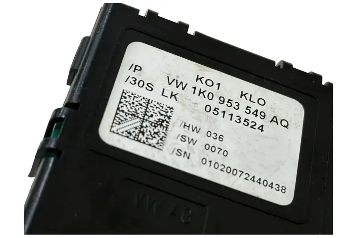 Skoda Octavia Mk2 (1Z) (2004 - 2013) 1K0953549AQ Датчик угла поворота руля — фото 5