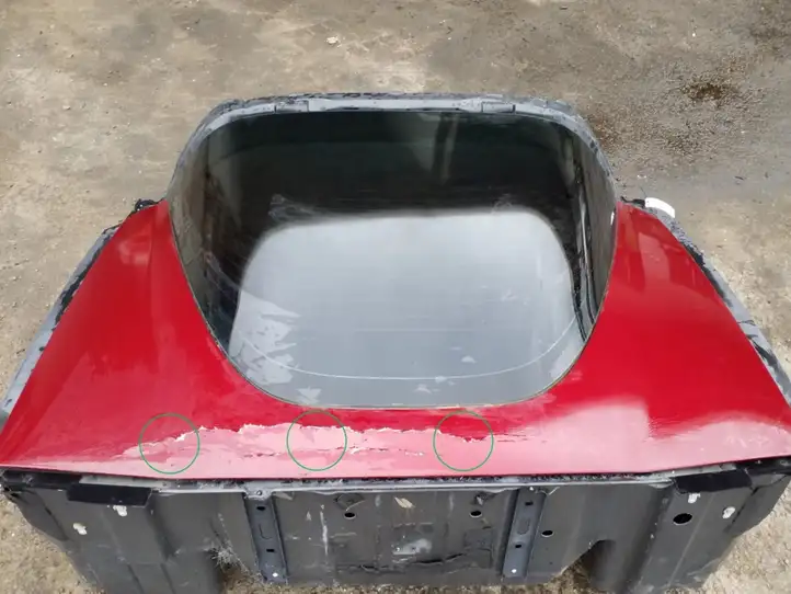 Chevrolet Corvette C6 (2004 - 2014) Крышка багажника — фото 8