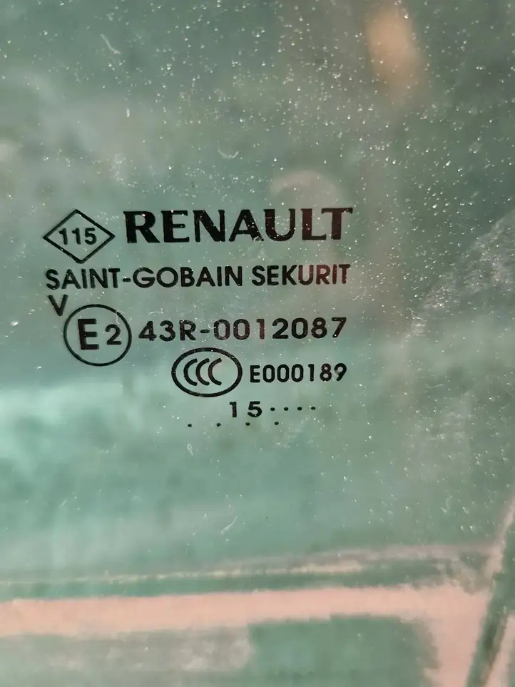 Renault Espace - Grand espace V (2014 - 2019) 43R0012087 Стекло задней двери — фото 3