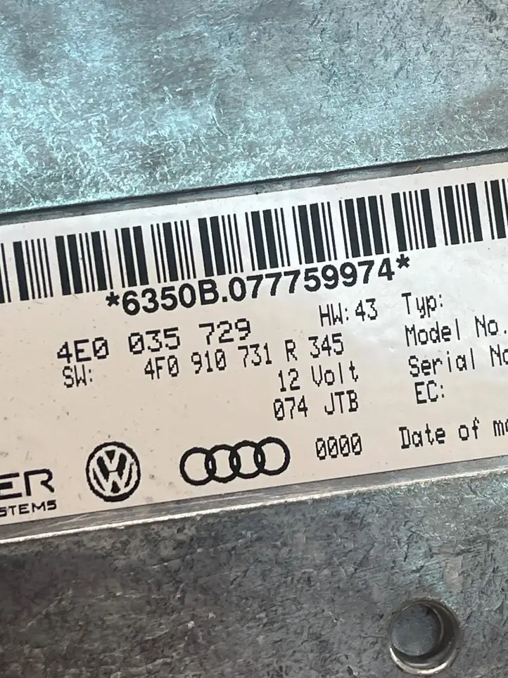Audi A6 Allroad C6 (2006 - 2008) 4E0035729 Блок MMI — фото 3