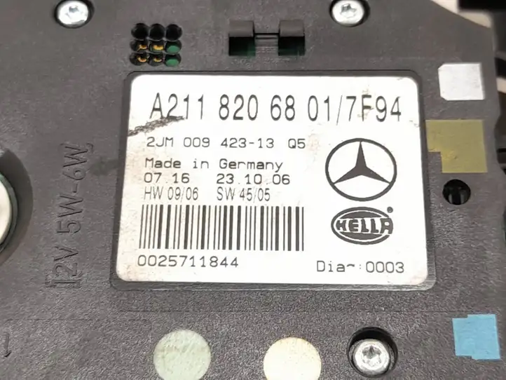 Mercedes-Benz E W211 (2002 - 2009) Передняя подсветка — фото 7