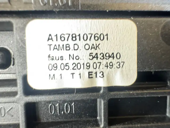 Mercedes-Benz GLE W167 (2019 - ) A1678107601 Другая деталь консоли (туннеля) — фото 2