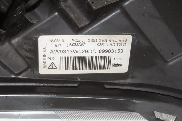 Jaguar XJ X351 (2009 - 2019) AW9313W029DD Передняя фара — фото 9