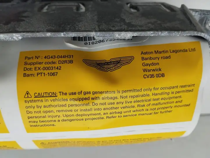 Aston Martin Vantage III (2008 - 2012) 4G43044H31 Подушка безопасности пассажира — фото 7