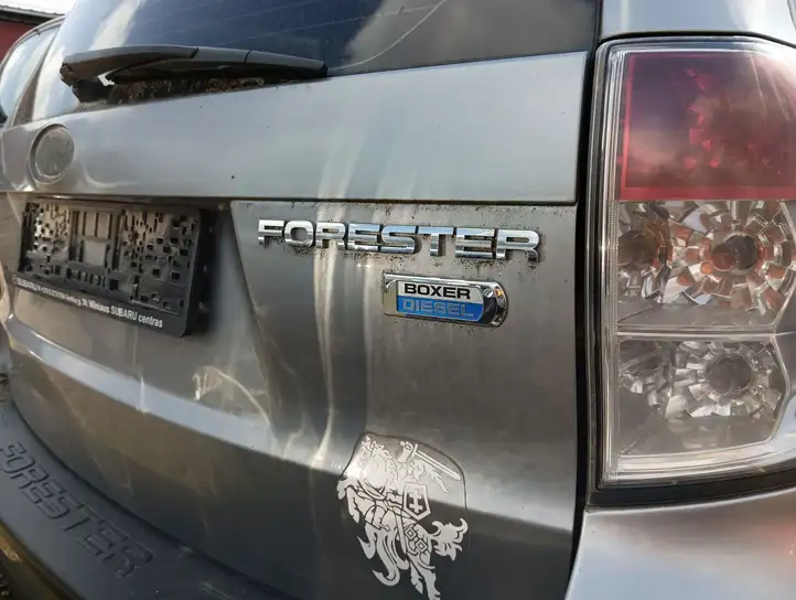 Subaru Forester SH (2008 - 2013) Крышка багажника — фото 3