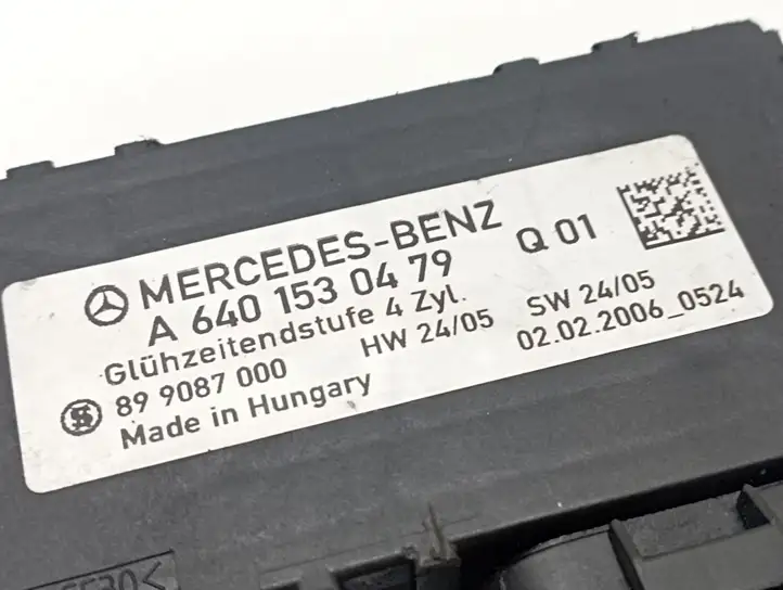 Mercedes-Benz A W169 (2004 - 2012) A6401530479 Реле накала свечей — фото 4