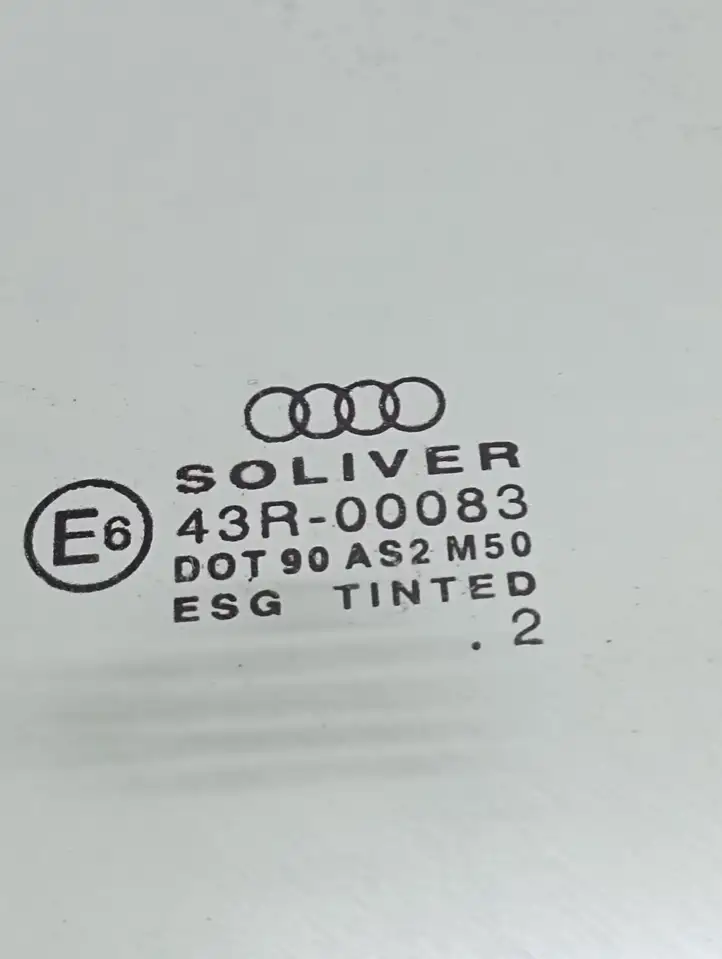 Audi A6 S6 C5 4B (2001 - 2004) 43R00083 Стекло передней двери — фото 4