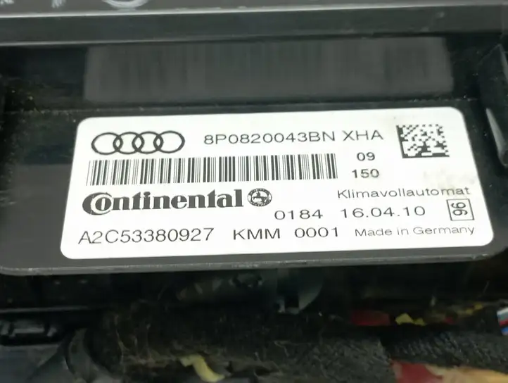 Audi A3/S3 8P (2004 - 2008) 8P0820043BN Блок управления климат-контролем — фото 4