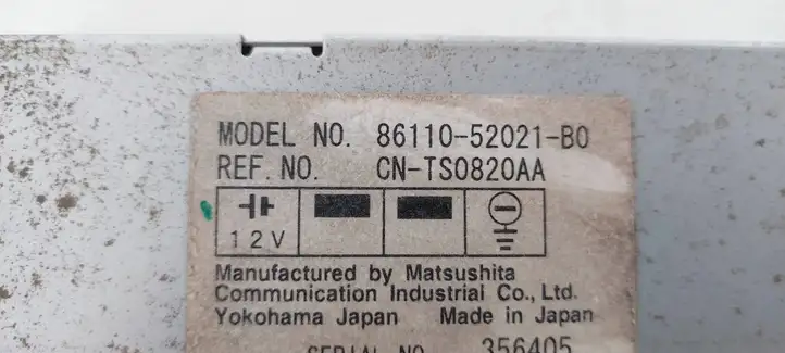 Toyota Yaris (1999 - 2003) 8611052021B0 Магнитола / мультимедийная система — фото 6