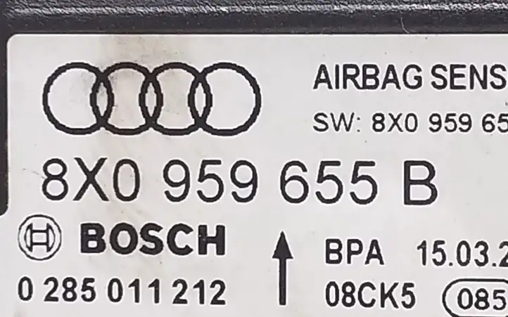 Audi A1 (2010 - 2014) 8X0959655B Блок управления SRS — фото 3