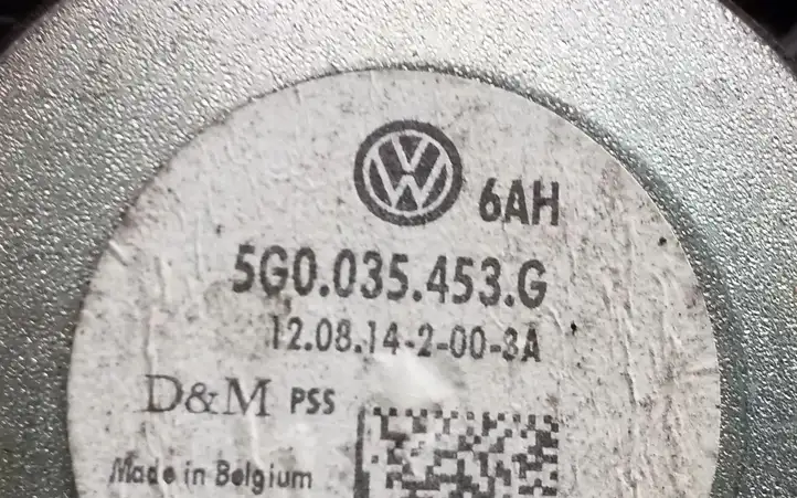 Volkswagen Golf VII (2013 - 2019) 5G0035453G Динамики передних дверей — фото 5