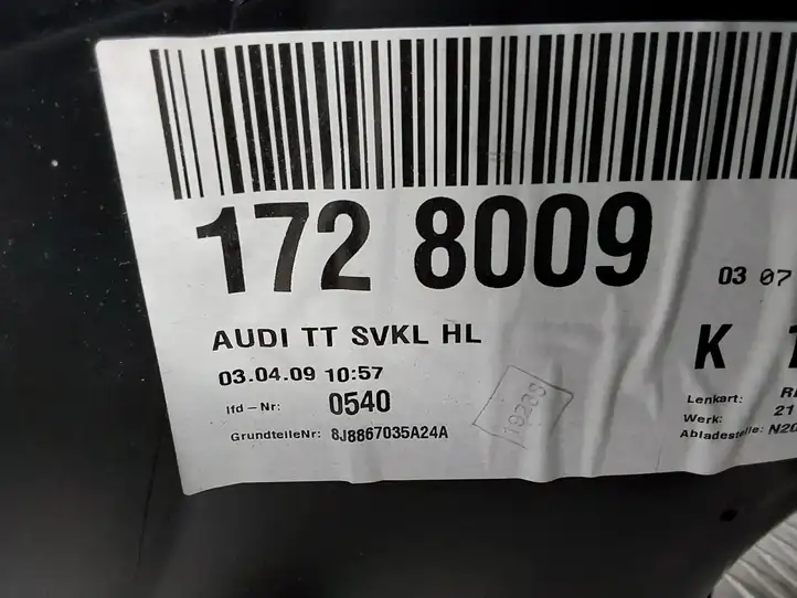 Audi TT TTS Mk2 (2006 - 2010) 8J8867035A Прочие детали салона — фото 4