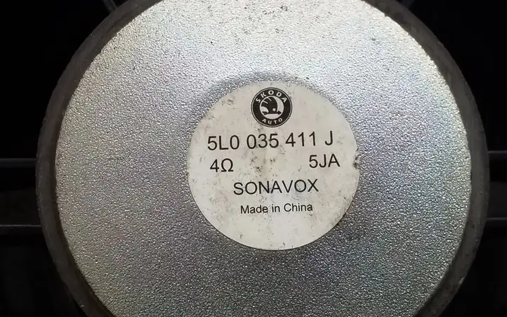Skoda Yeti (5L) (2009 - 2012) 5L0035411J Динамики задних дверей — фото 4