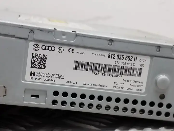 Audi Q5 SQ5 (2008 - 2012) 8T2035652H Магнитола / мультимедийная система — фото 4